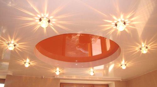 Точкови светлини (122 снимки): LED таванни тавани и софи светлини за тавани на гипсокартон