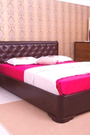 Krevet s mehanizmom za podizanje veličine 120x200 cm: modeli iz ekoturizma 120h190 vidi