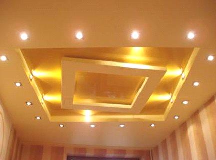 Дизайнерски решения за проектиране на окачени таванни конструкции от гипсокартон