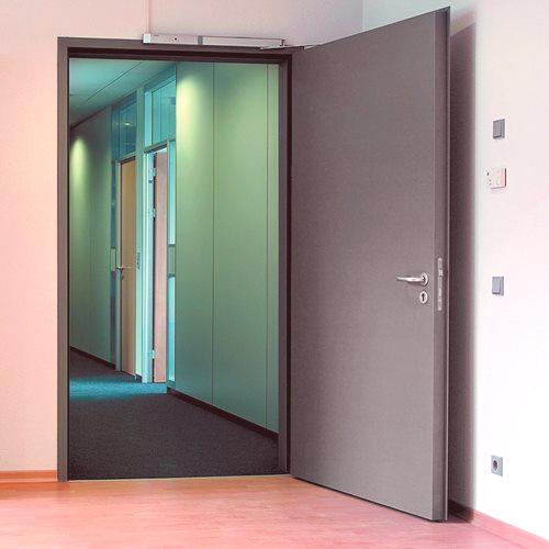 Protupožarna metalna vrata: GOST, jednosmjerni dizajn Ei 60, zaključava se za njih
