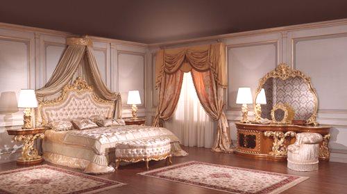 Спаваћа соба у барокном стилу (49 фотографија): уређење ентеријера и реновирање у соби