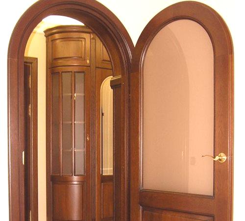 Лукови врата: унутрашњи блокови врата различитих облика, фотографије у унутрашњости