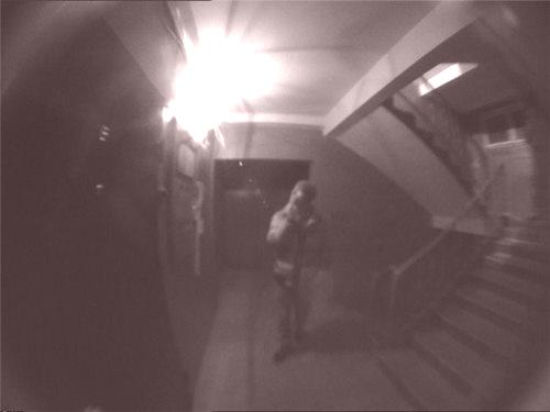 Безжичен видеоклип на вратата с видеонаблюдение: камера за метални конструкции
