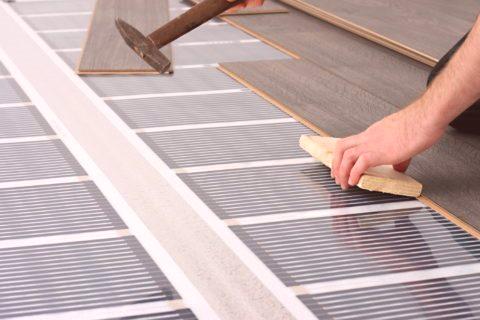 Ламинат при електрическо подово отопление: правила за монтаж