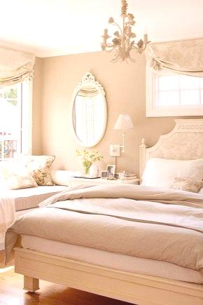 Интериор на спалня в топли цветове (64 снимки): дизайн на уютна стая в кафе тонове
