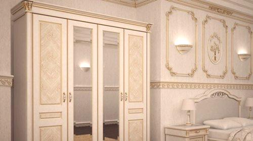 Slučajevi u klasičnom stilu (50 fotografija): klasika i neoklasika za spavaću sobu i hodnik, ogledala za odjeću, moderne varijante stabla sa zatvorenom fasadom