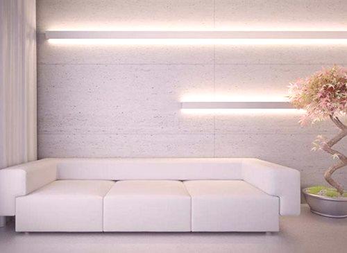 LED лента в интериора на апартамента, къщи: идеи, снимки