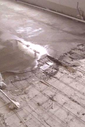 Raztopina za estrih: malta za polnjenje, oznaka končnih cementnih mešanic, kako posegati v vrtanje