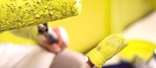 Kako barvati strop z lastnimi rokami