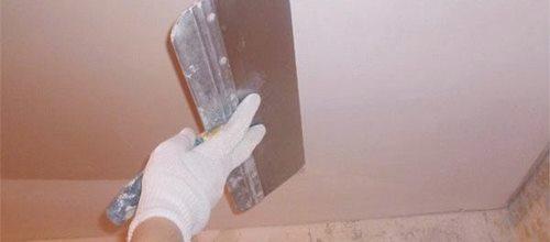 Kako pripraviti strop iz drywall za barvanje