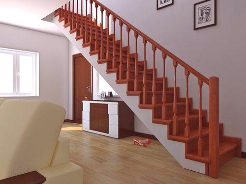 Značilnosti ravnih stopnic in 5 konstrukcijskih komponent