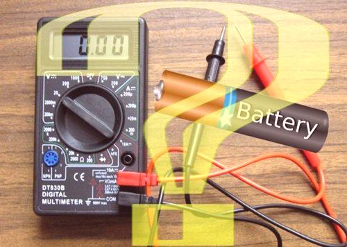 Kako preveriti baterijo z multimetrom