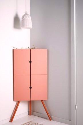Ъглови шкафове Ikea (34 снимки): модел 