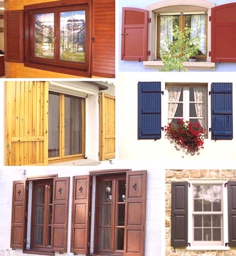 Декоративни дървени щори за прозорци: 3 вида дизайн