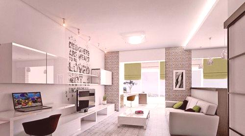 Проектиране на двустаен апартамент от 60 кв.м. m (64 снимки): примери и варианти на интериорния дизайн