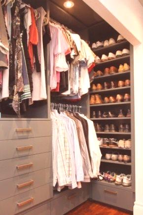 Polnjenje za omare in garderobe (84 fotografij): oprema in dodatki za garderobo