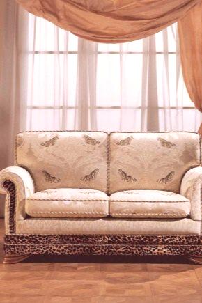 Dvostruki kauč (92 fotografije): koža i ratan, Clippan model, bijela i neobična za odmor, od Ecocoze i bez naslona