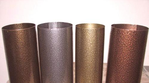 Прашкаста боја на металу: полимерни материјали за боје и лакове, састав и боја топлотно отпорне боје у патронама
