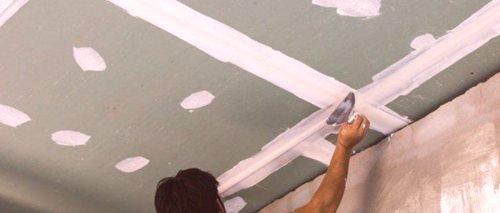 Kako uskladiti strop z drywall