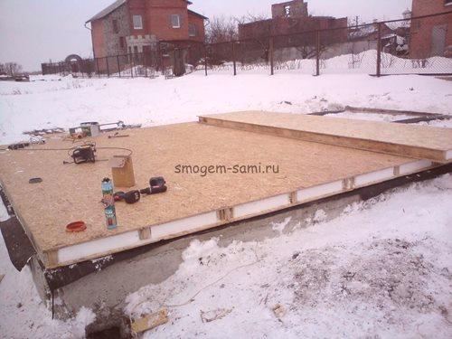Gradnja hiš iz konstrukcijskih hiš (SDP)