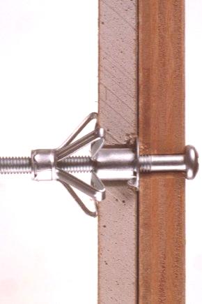 Sidro za drywall (18 fotografij): kovinsko sidro vijaka za GKL, suha stenska šoba Driva