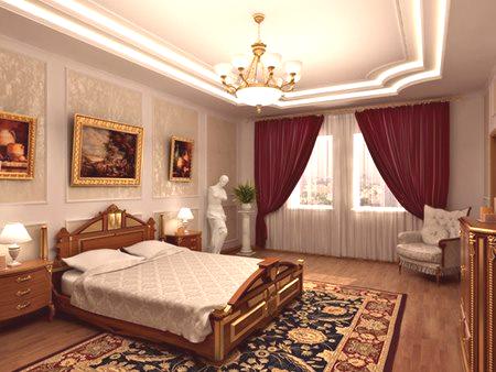 Модерен дизайн на спалнята, classic-2018: 5 стъпки за перфектен ремонт