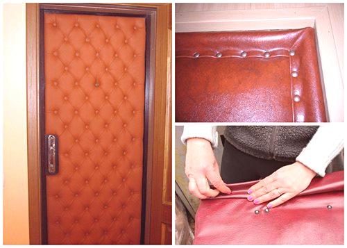 Senčniki vrat vrata leatheretta: vhodna kovina in les z lastnimi rokami