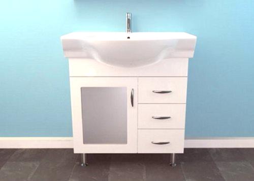Kabinet z umivalnikom za kopalnico - elegantno, praktično in večnamensko pohištvo
