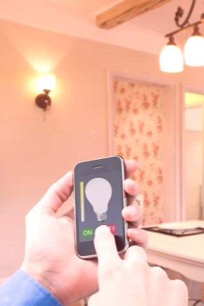 Безжично осветление в апартамента (39 снимки): какво е, как работи и какви са предимствата и недостатъците на приложение