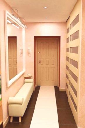 Дизайн на малка преддверие (65 снимки): интериорен дизайн на коридора в апартамент с реални размери