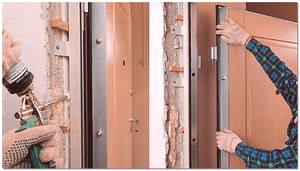 Правилна уградња металних улазних врата властитим рукама