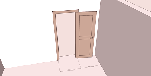 Standardne velikosti notranjih vrat in vhodne kovine, v kopalnici in stranišču