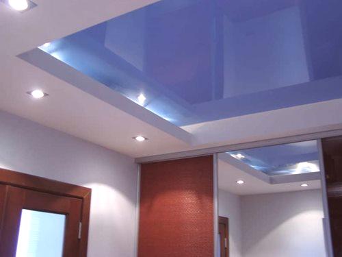 Značilnosti oblikovanja in oblikovanja: dvostopenjski raztegljivi stropi