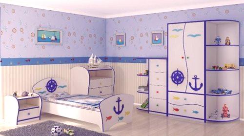 Гардероба у дјечјој соби за дјечака (26 фотографија): модели за двоје дјеце, опције за пуњење