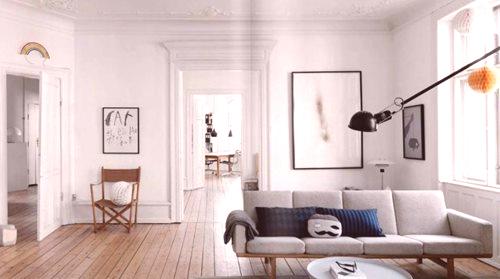 Скандинавски стил в интериора на апартамента (63 снимки): проектиране на малки стаи, реални проекти за малки стаи