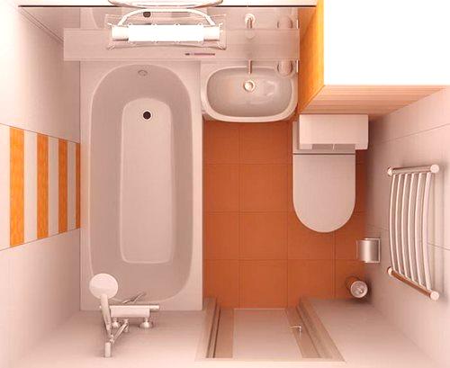 Unutrašnjost kupaonice kombinirana je s primjerima kupaonskih fotografija