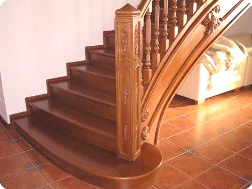 Projekti in fotografije lesenih stopnic v zasebni hiši: 3 vrste