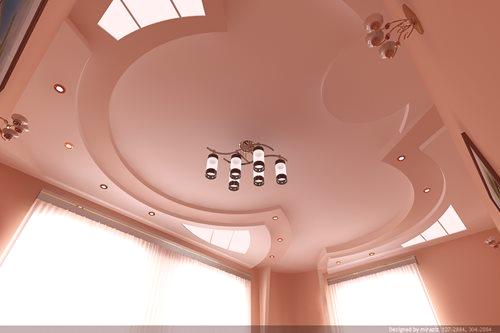 Модерни гипсокартонни тавани за спалнята (35 фото-идеи)