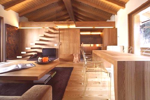 Obloge suhozidov stene lesene hiše, izbira najboljše možnosti