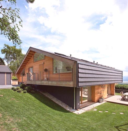 Къщата на склона (62 снимки) - идеята за създаване на креативен дизайн на модерен дом