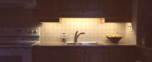 LED лента в кухнята: избор на лента, монтаж и монтаж